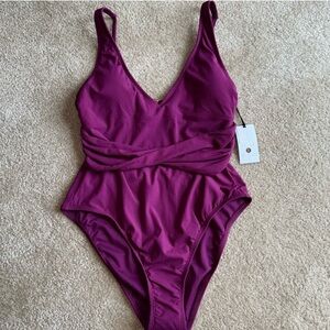 One Piece Swimsuit in Purple, Women’s size M